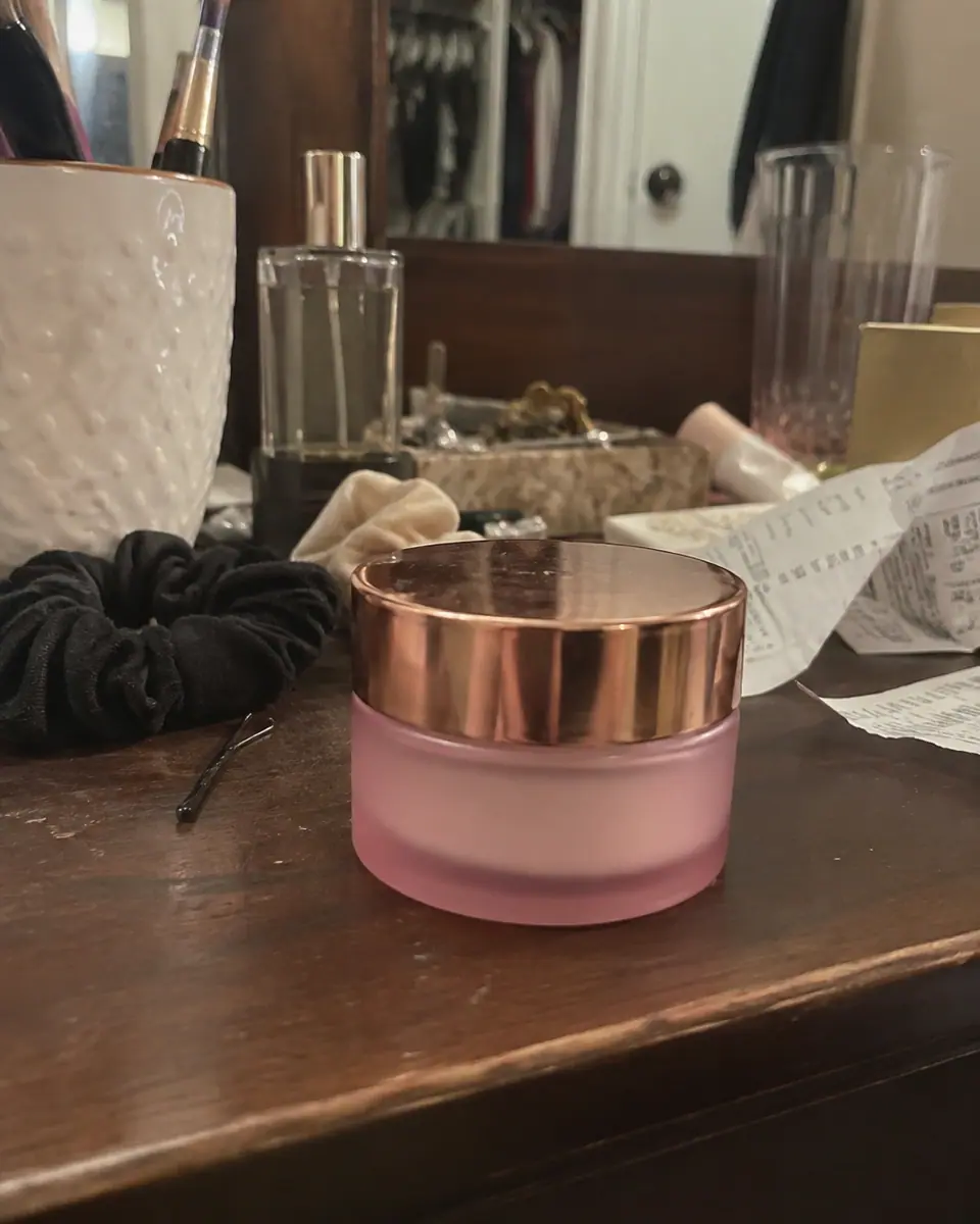 Clay texture mask — before (phone photo)
