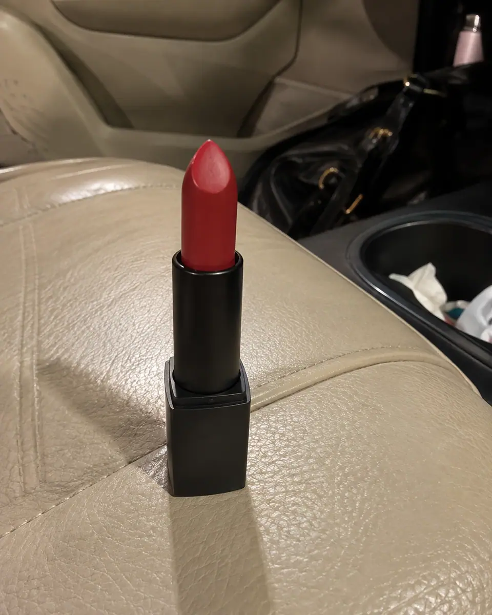 Handbag essentials — before (phone photo)