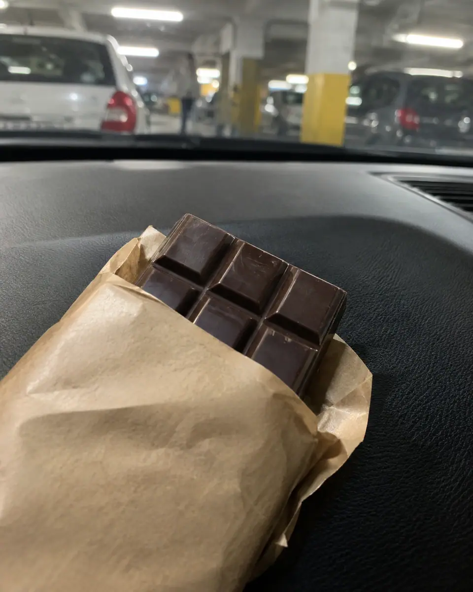 Chocolate gift box — before (phone photo)