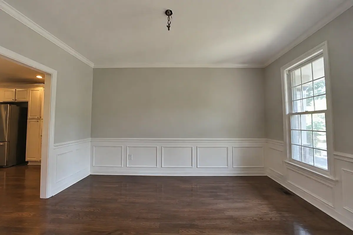Farmhouse dining room — before (phone photo)
