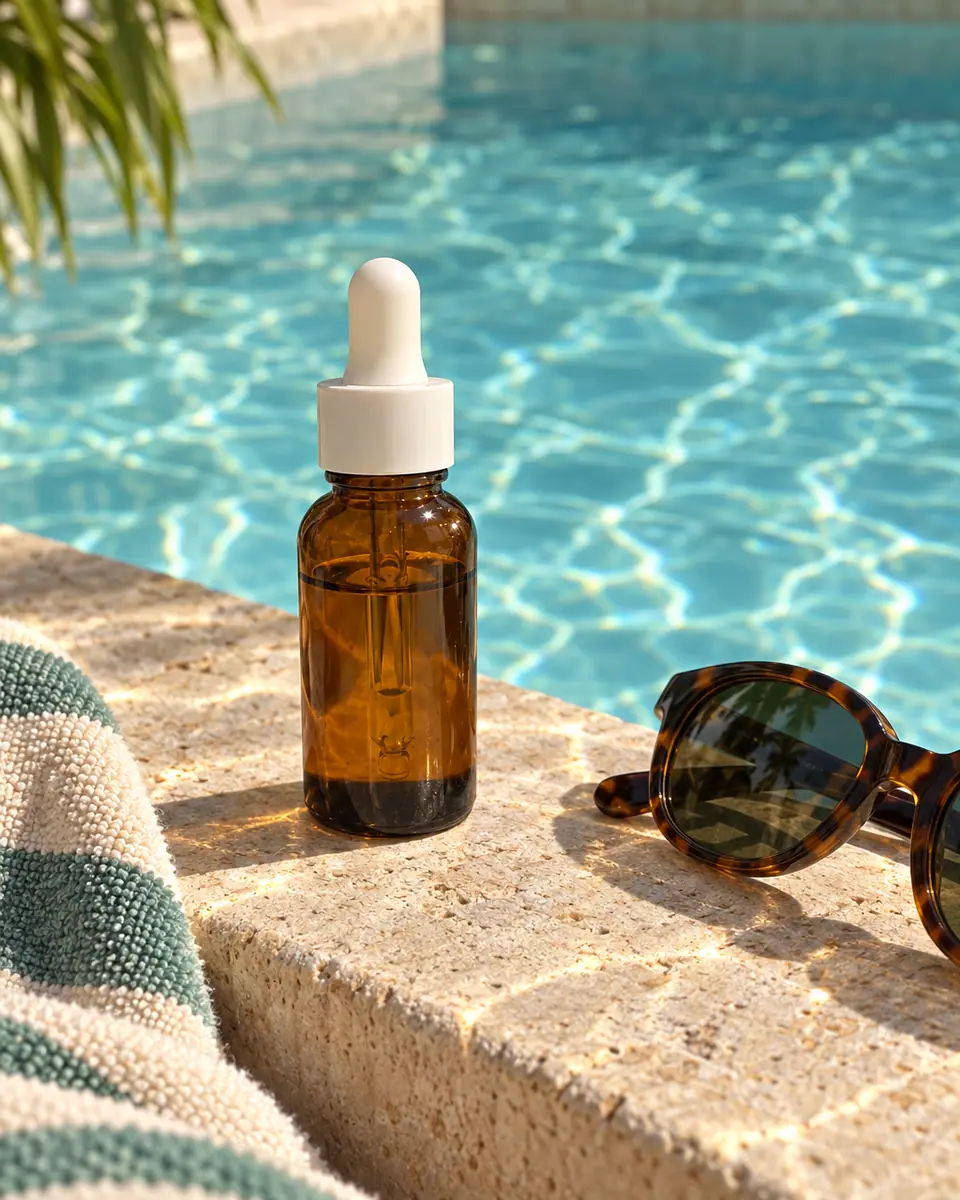 Pool side summer — result