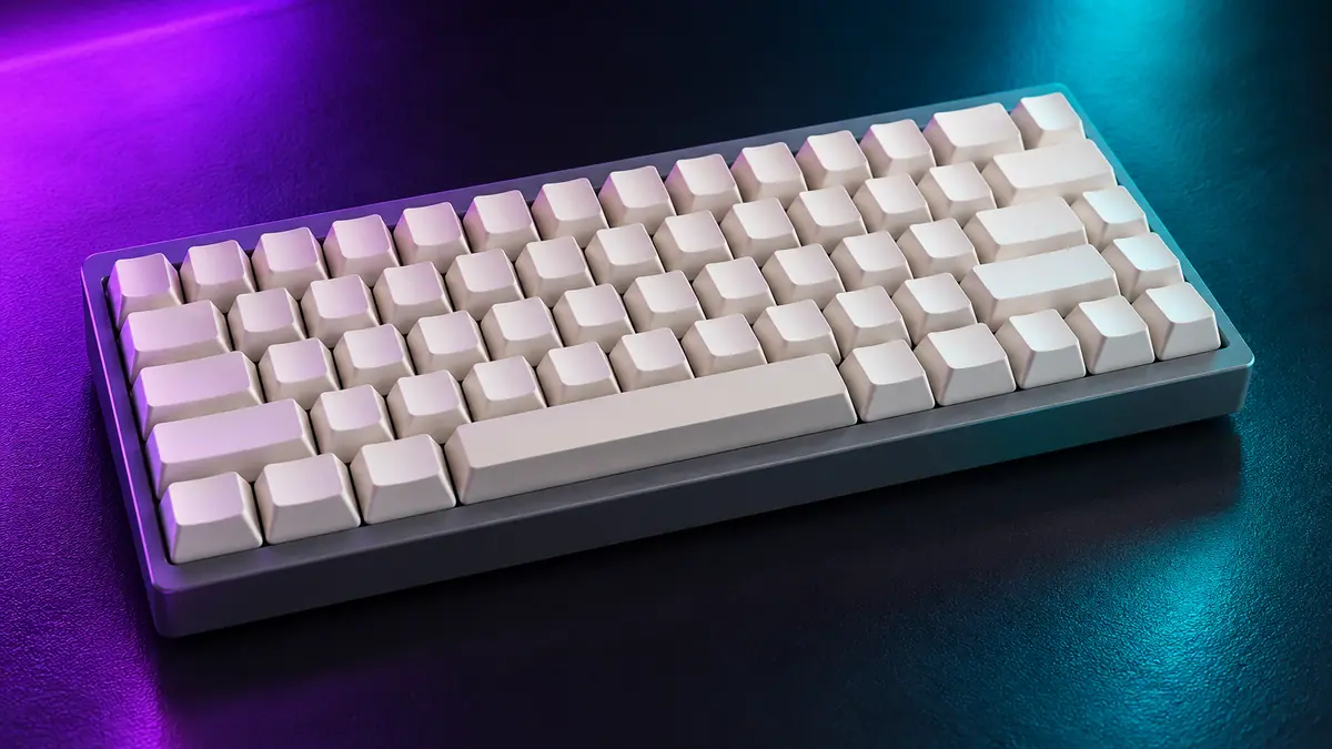 Neon gaming desk — result