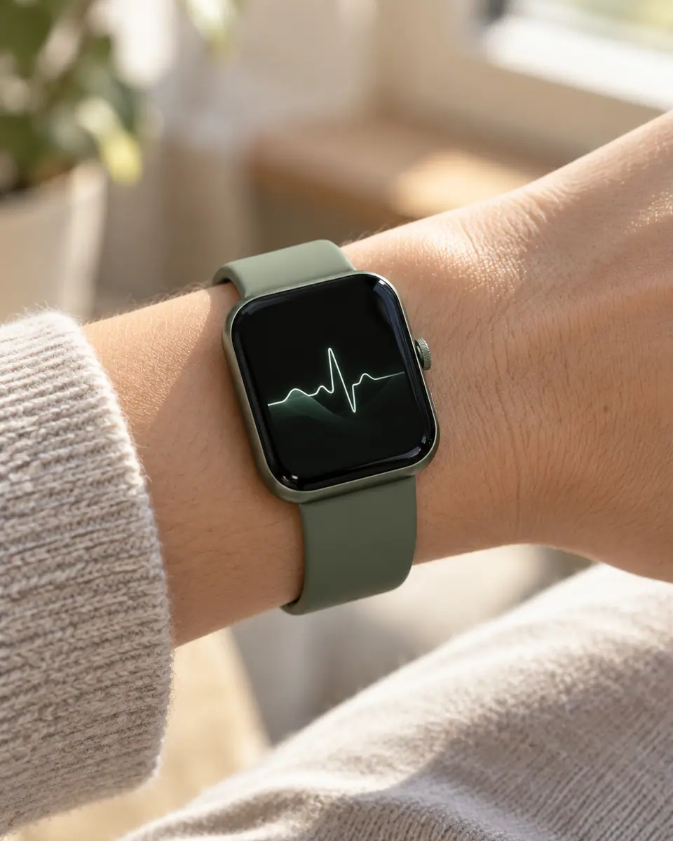 Wrist close-up notification — result