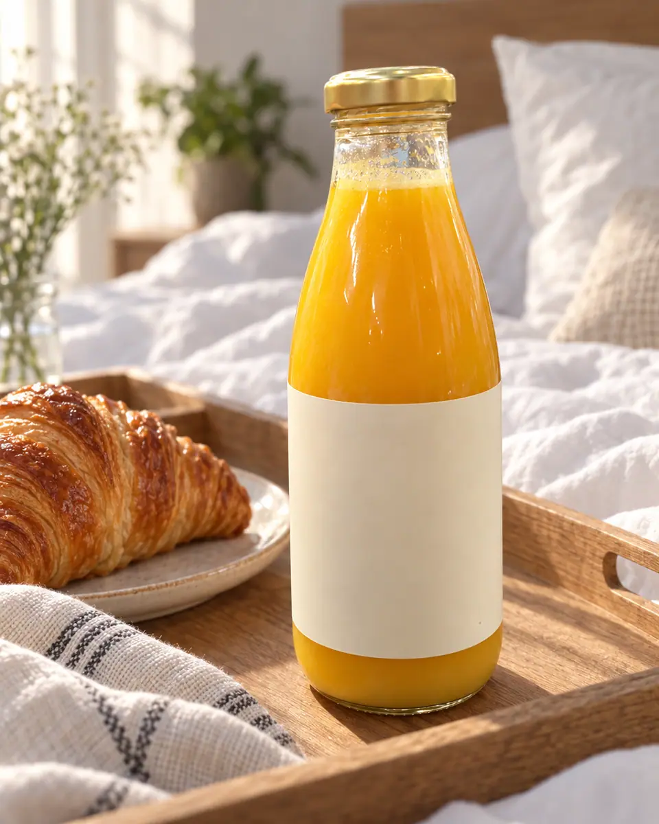 Breakfast tray in bed — result