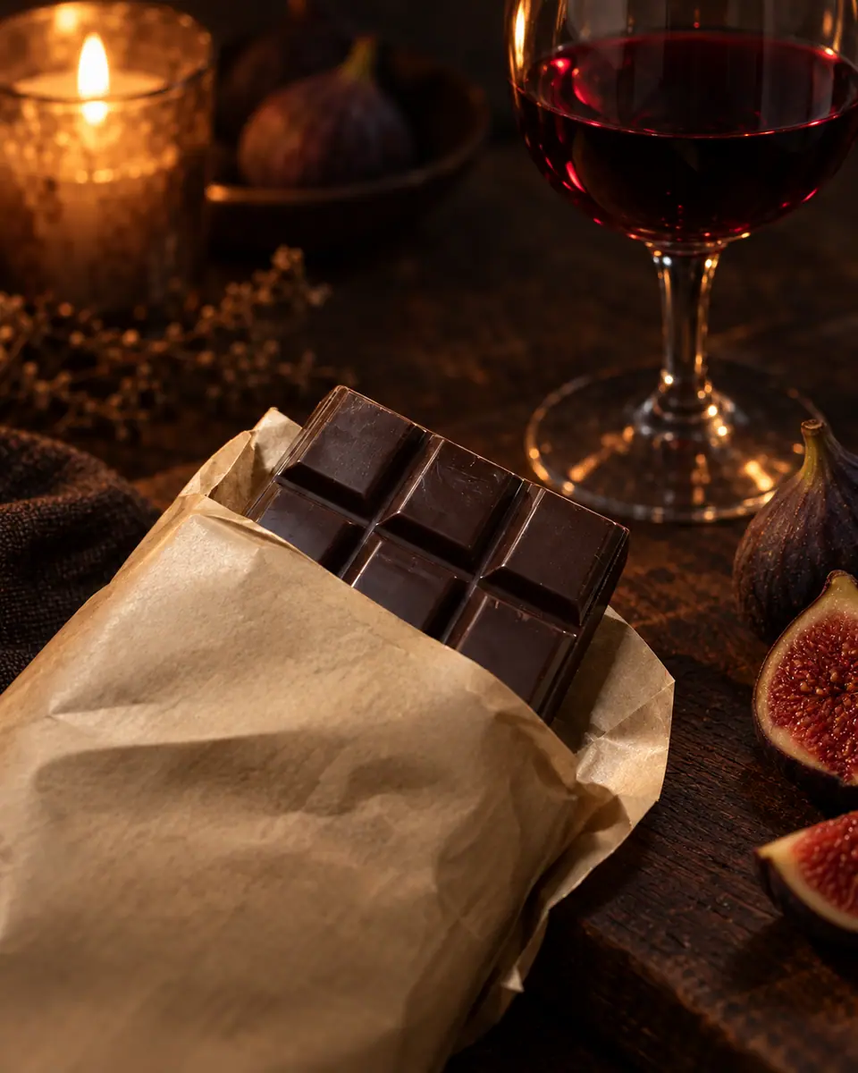 Chocolate and wine — result