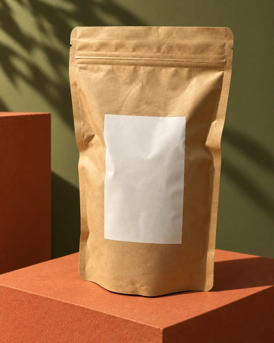 Coffee bag geometric — result