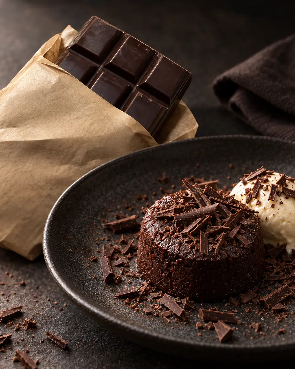 Dessert plating — result