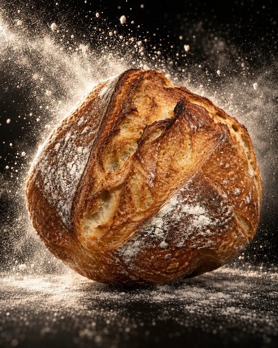 Flour cloud — result