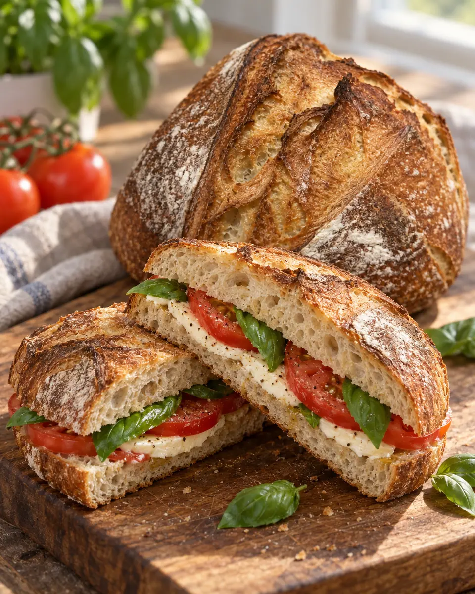 Sourdough sandwich — result
