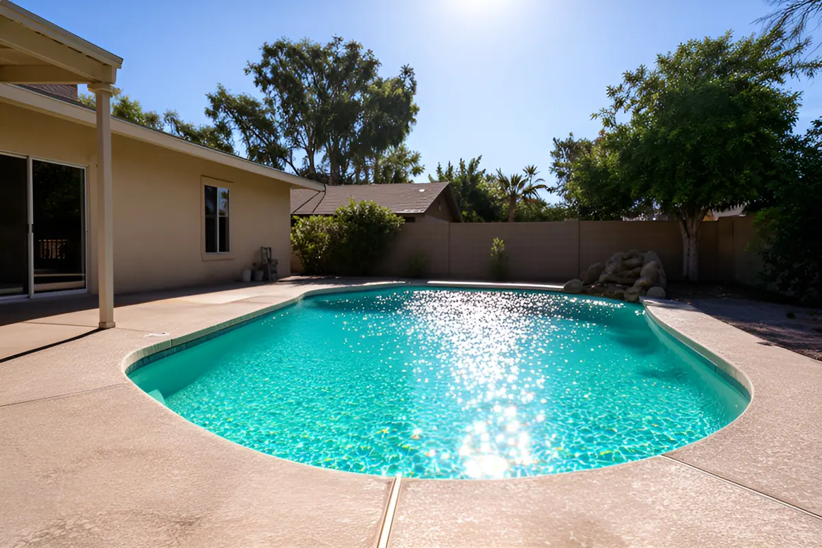 Pool sparkle — result