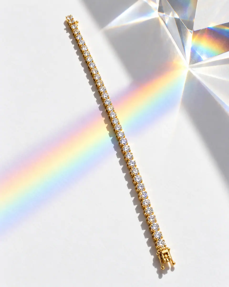 Glass prism rainbow — result