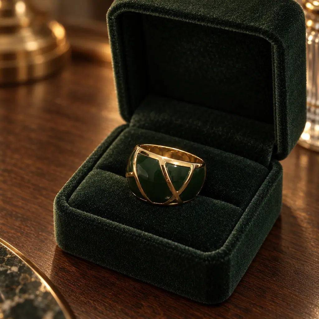 Velvet ring box — result