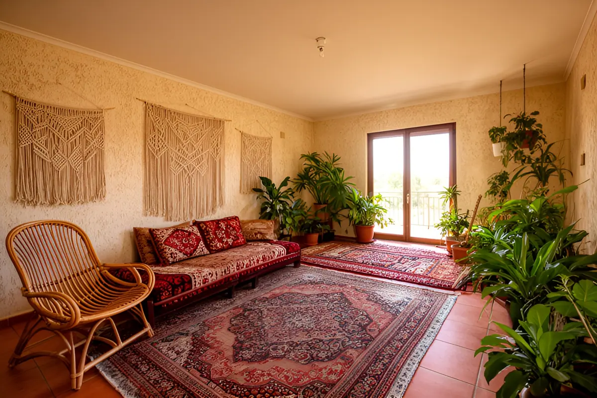 Bohemian living room — result