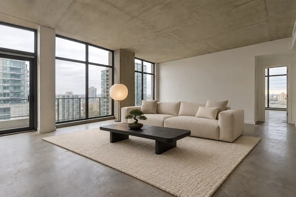 Japandi living room — result