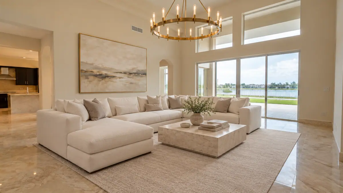 Luxury open-plan — result
