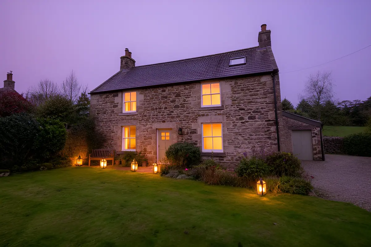 Cottage twilight — result