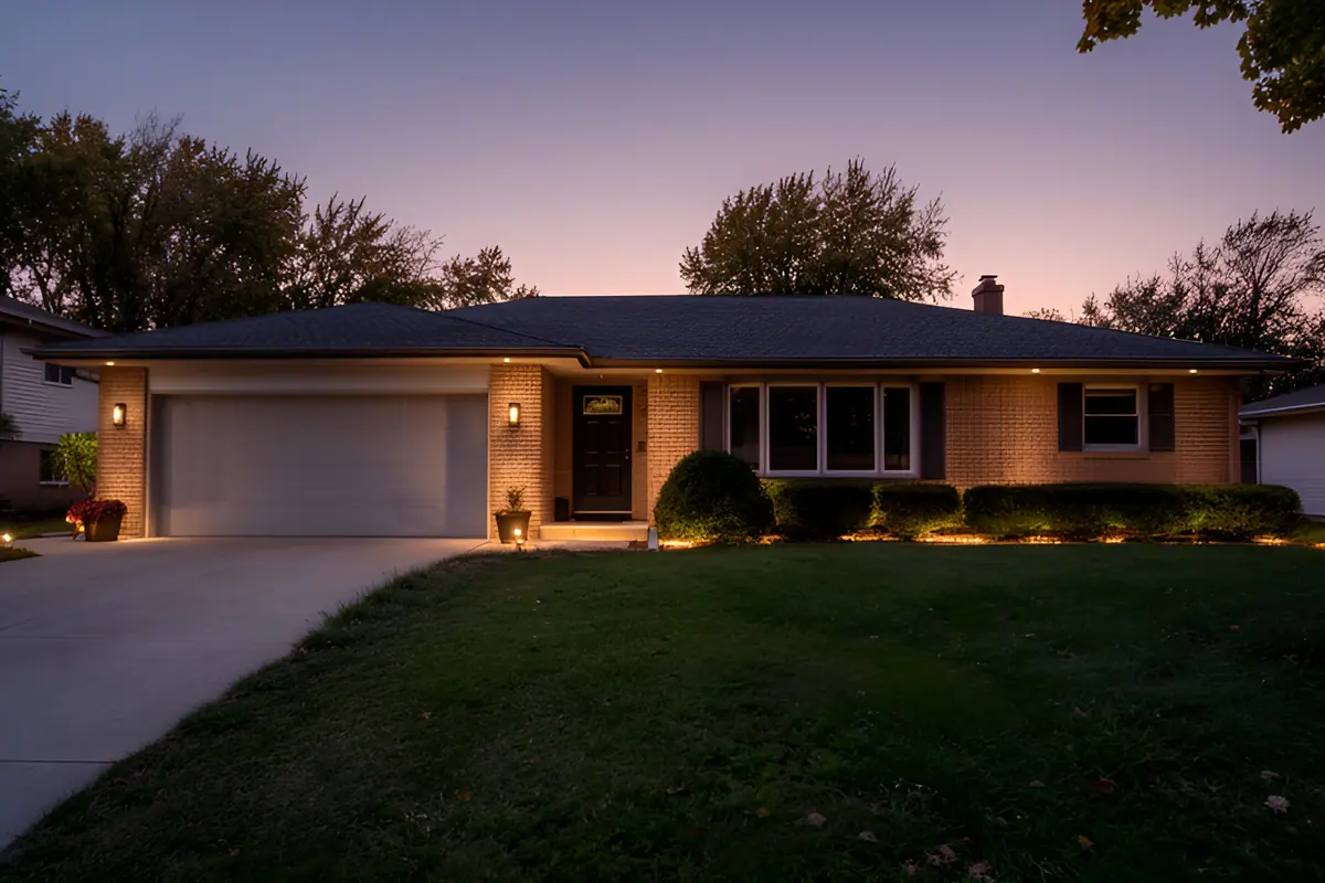 Ranch twilight — result