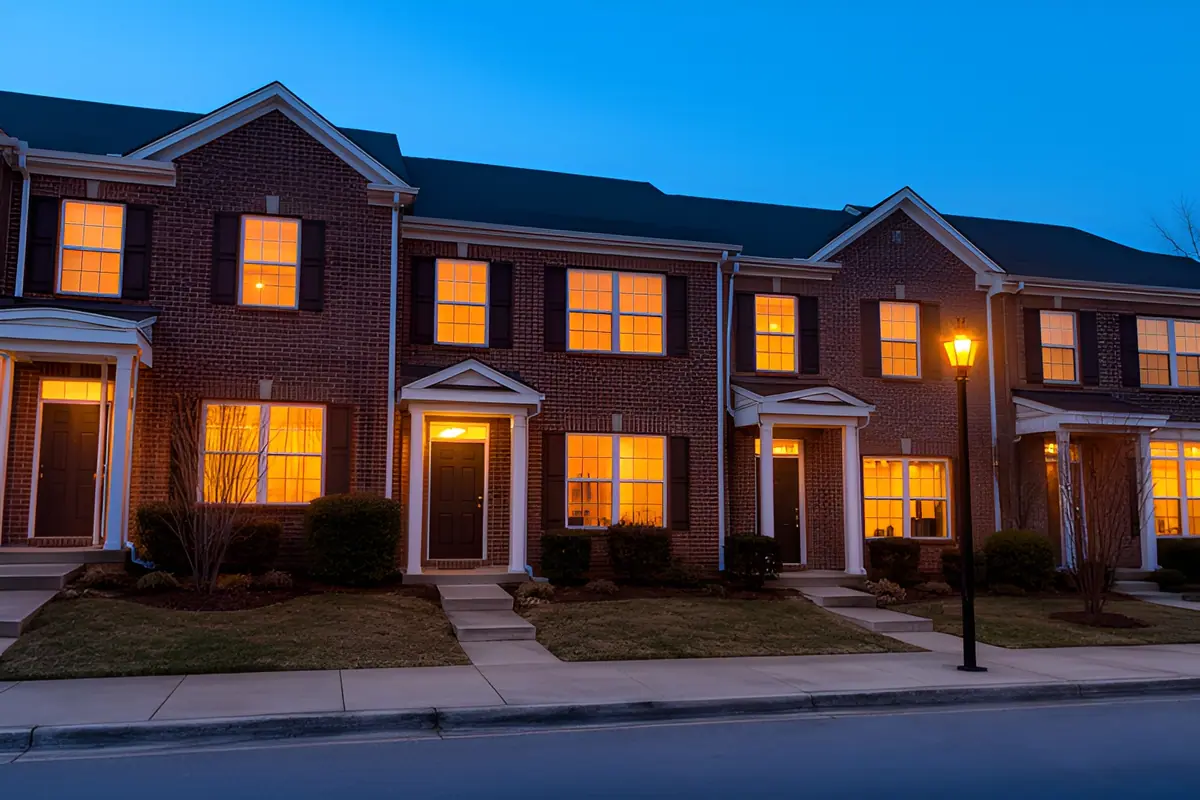 Townhouse twilight — result