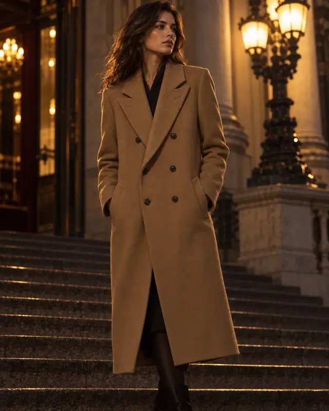 Theatre steps evening — Apparel on model AI photo