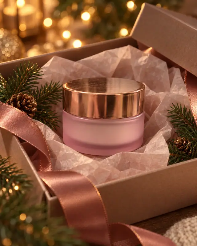 Gift set holiday — Cosmetics AI photo