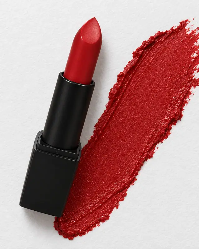 Lipstick smear swatch — Cosmetics AI photo