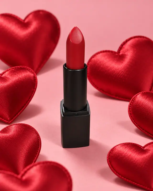 Valentine hearts — Cosmetics AI photo