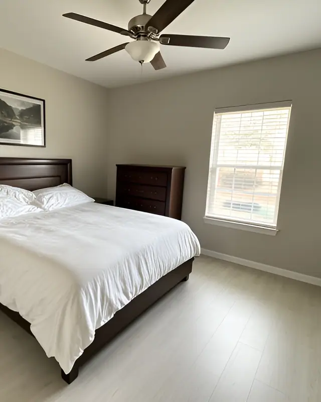 Declutter bedroom — Decluttering AI photo