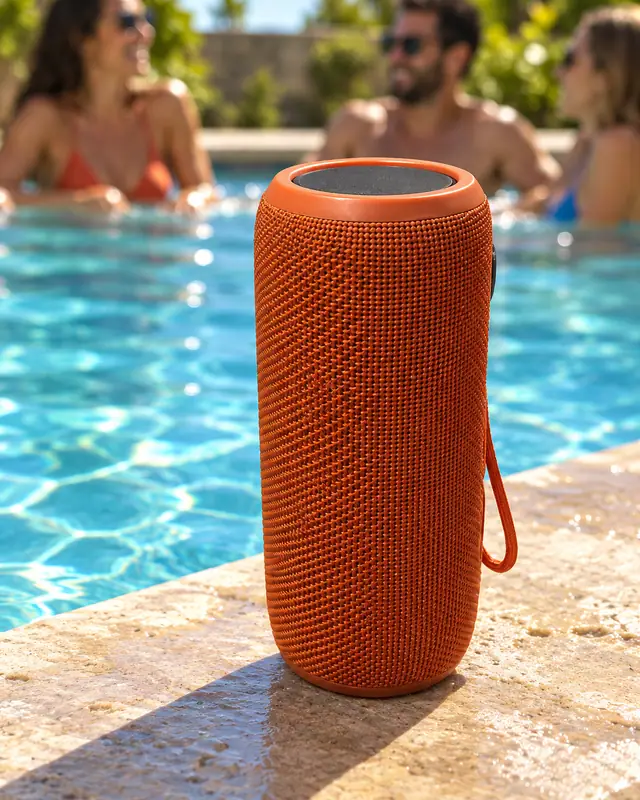 Poolside party — Electronics AI photo