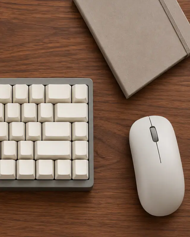 Workspace top-down — Electronics AI photo