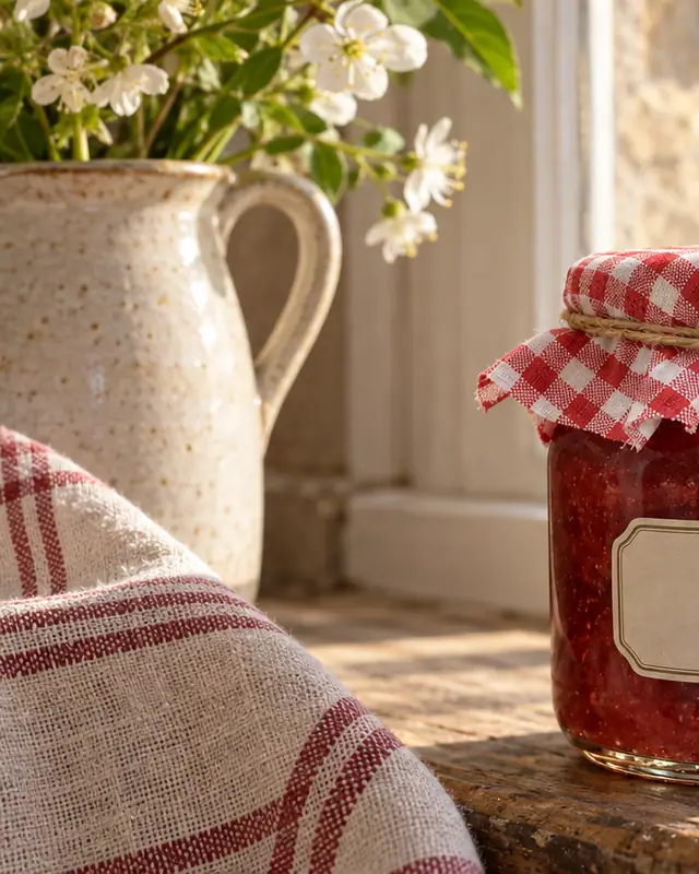 Countryside kitchen — Food & drink AI photo