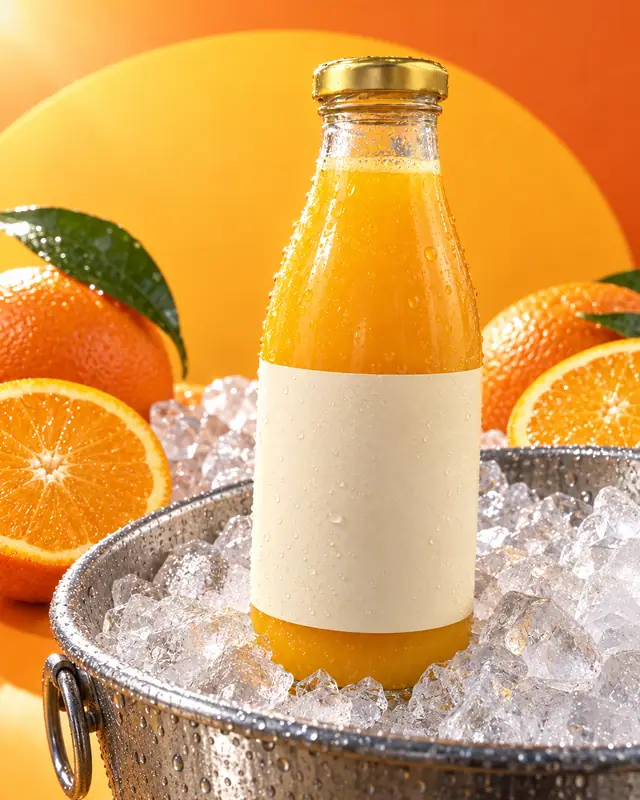 Ice bucket chill — Food & drink AI photo