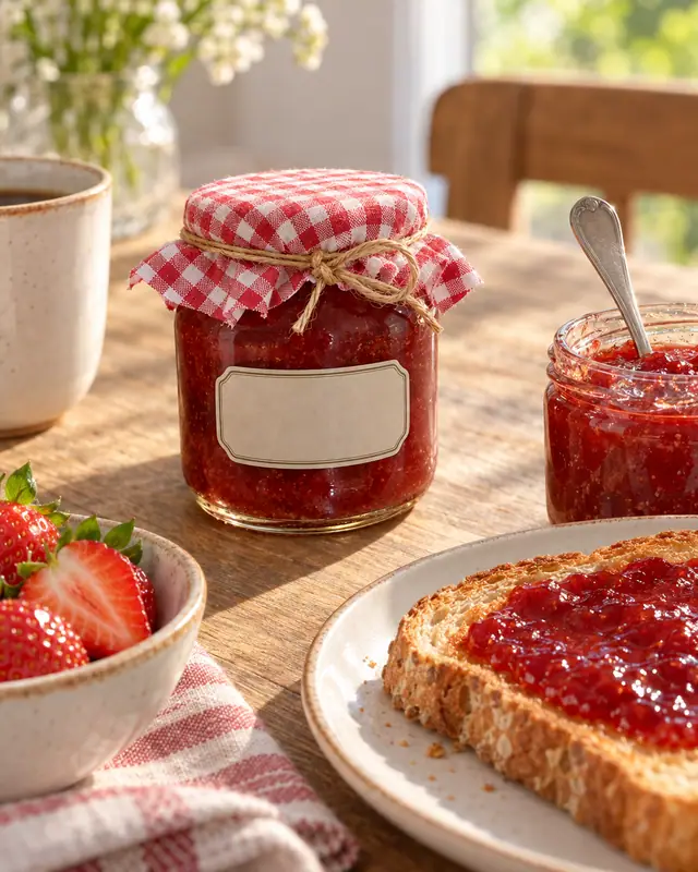 Jam on toast