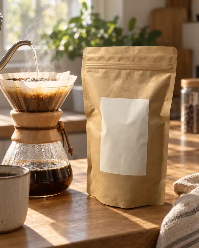 Pour-over ritual — Food & drink AI photo