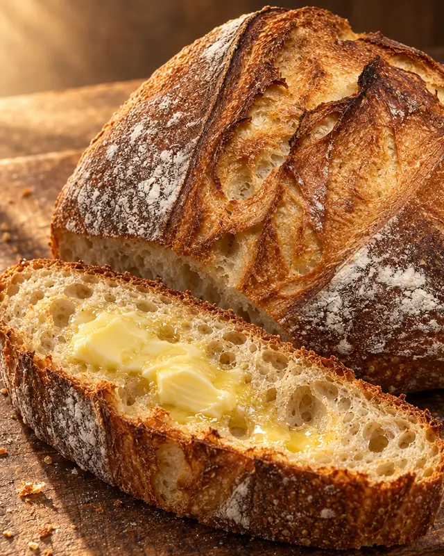 Sliced crumb macro — Food & drink AI photo