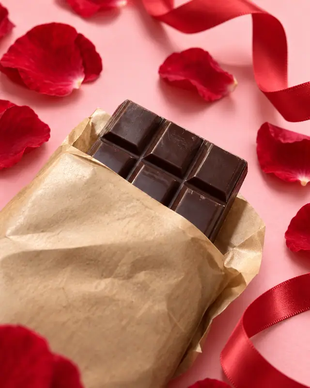 Valentine chocolate — Food & drink AI photo