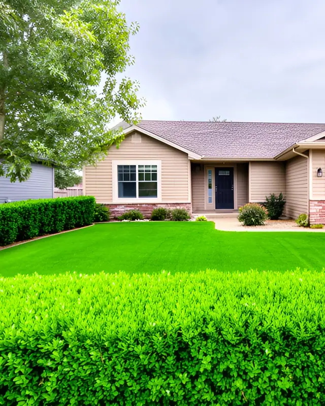 Green lawn refresh — Listing hero shots AI photo