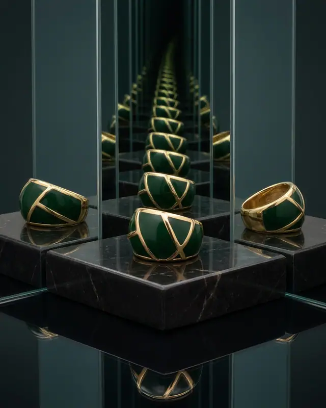 Mirror infinity — Jewelry AI photo