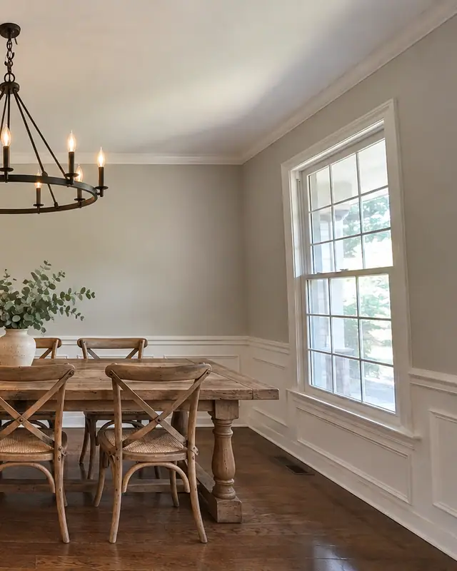 Farmhouse dining room — Virtual staging AI photo