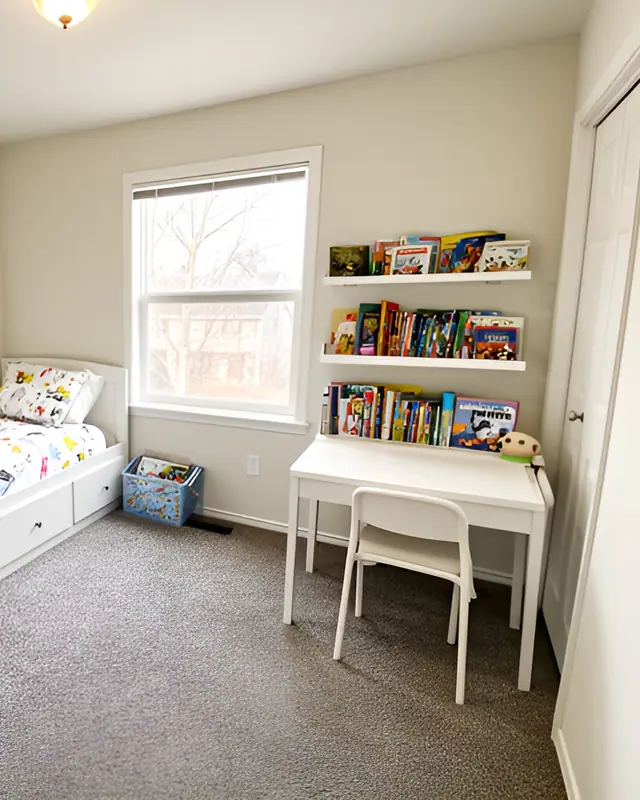 Kids bedroom — Virtual staging AI photo