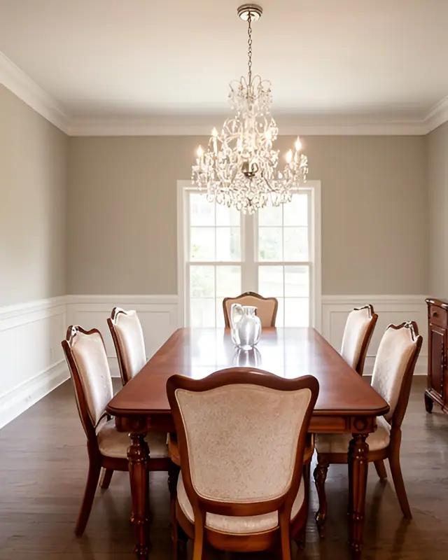 Traditional dining — Virtual staging AI photo